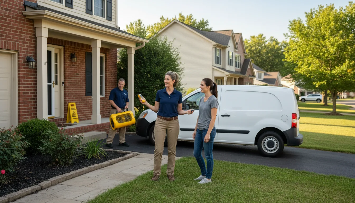Water restoration image for Dehumidification And Cleanup Services in Westfield, NJ